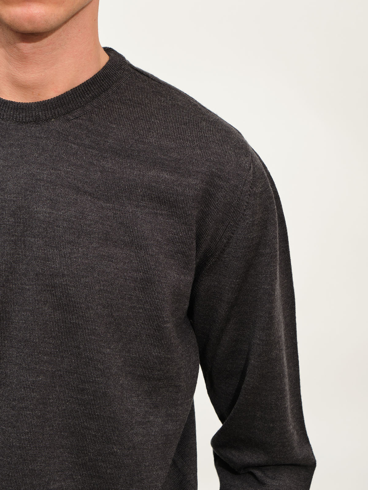 Extrafine Merino Knit | Dark Grey