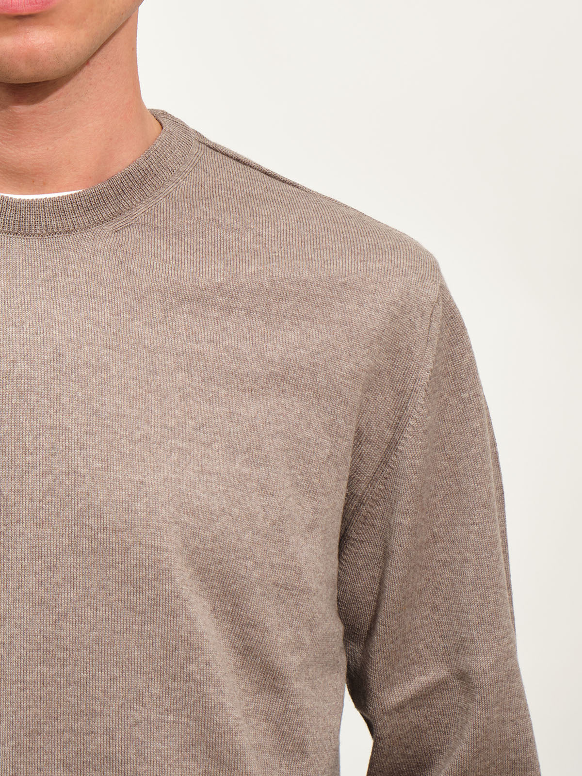 Extrafine Merino Knit | Taupe