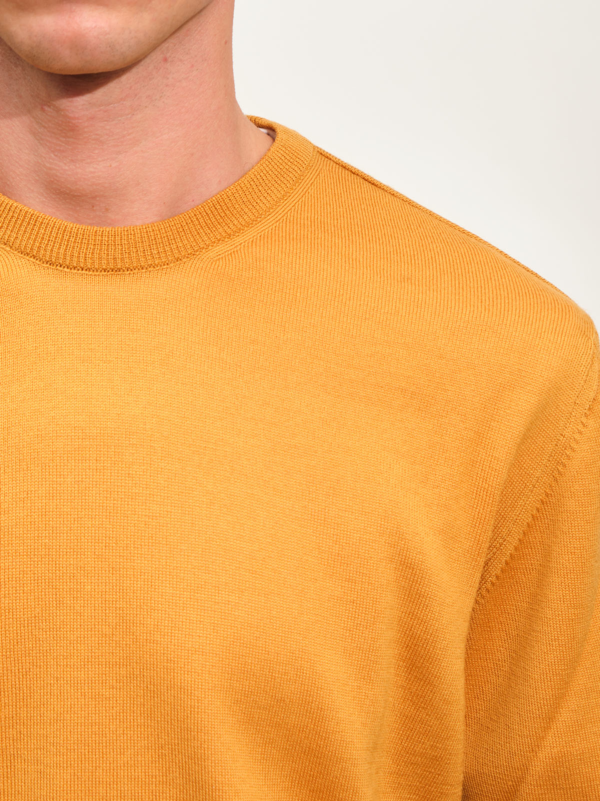 Extrafine Merino Knit | Burned Yellow