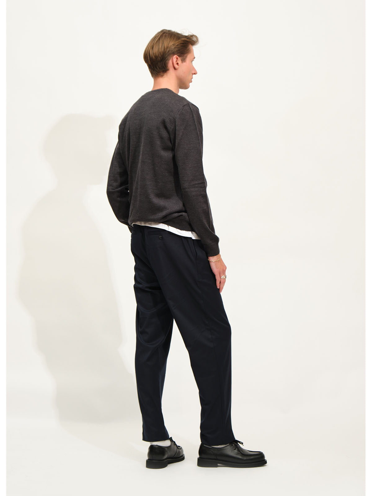 Extrafine Merino Knit | Dark Grey