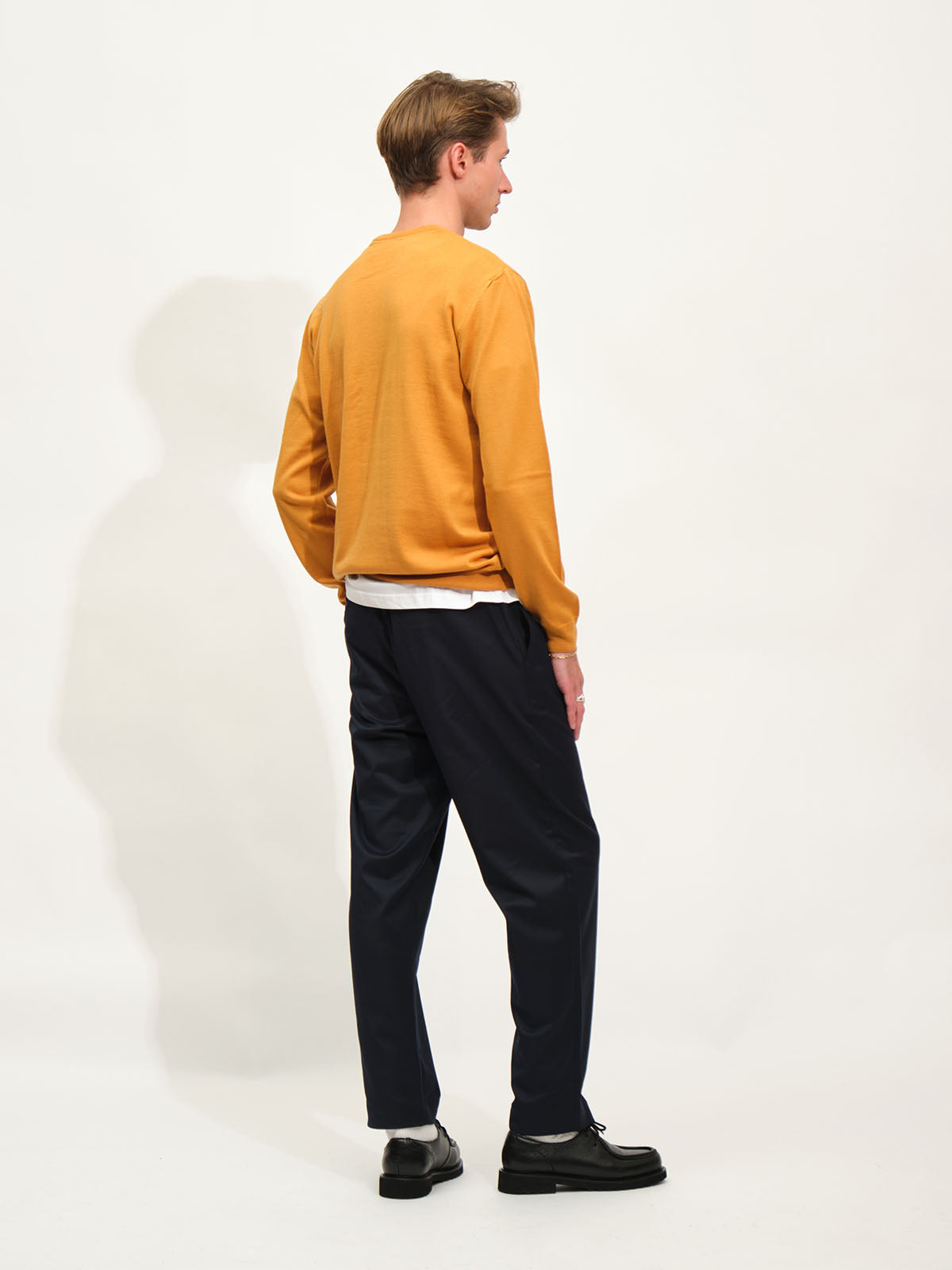 Extrafine Merino Knit | Burned Yellow