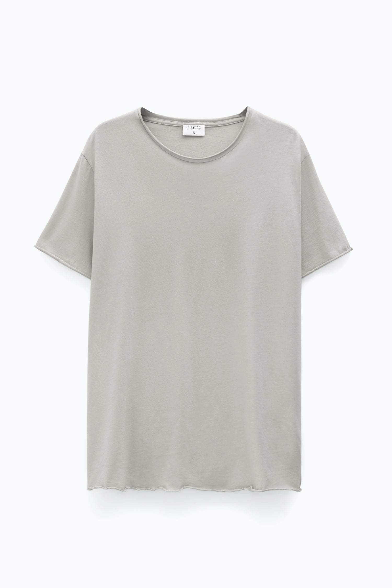 Roll Neck Tee | Light Sage