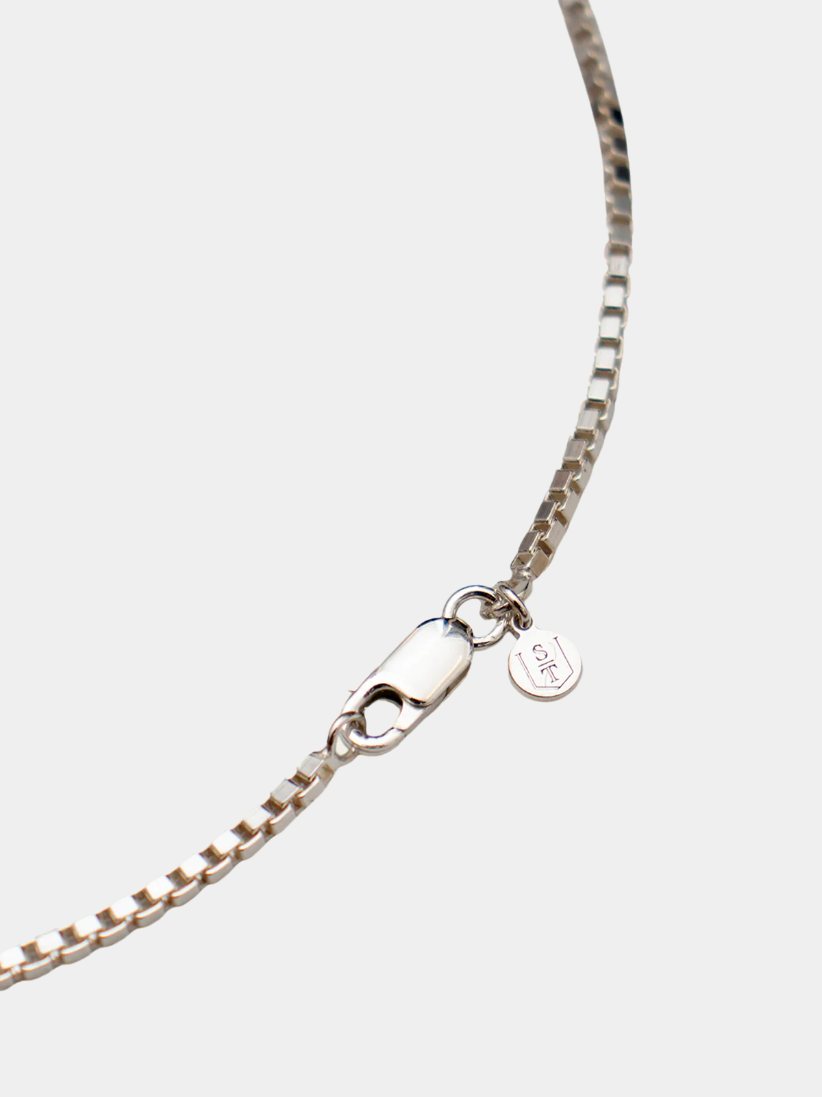 2.2 mm Box Chain Necklace | Silver