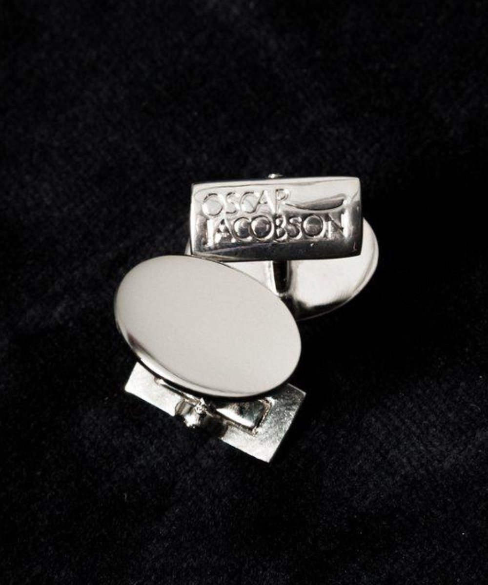 Cufflink Oval | Silver