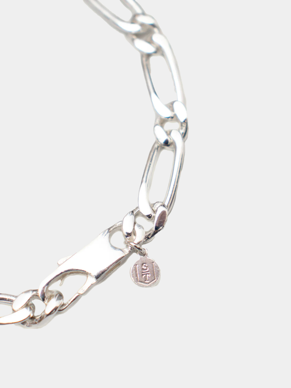 5.6 mm Figaro Bracelets | Silver