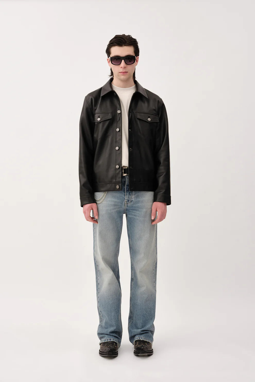 Clayton Leather Jacket | Black