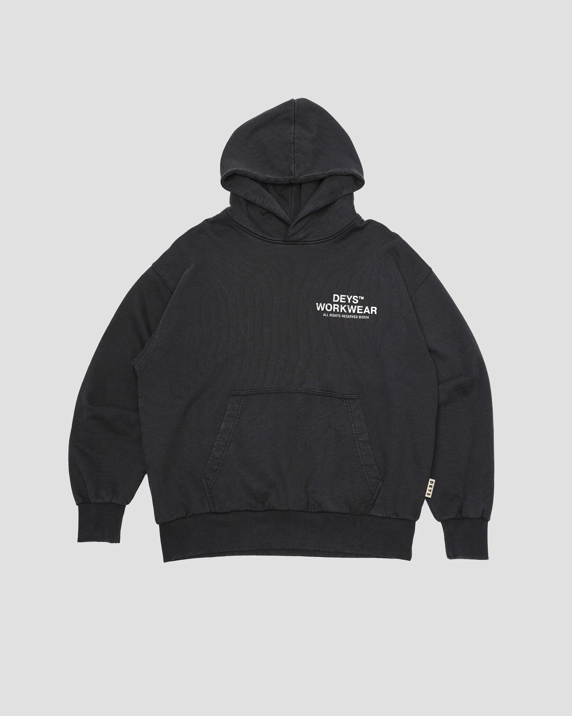 Hillside Hoodie - Washed Black