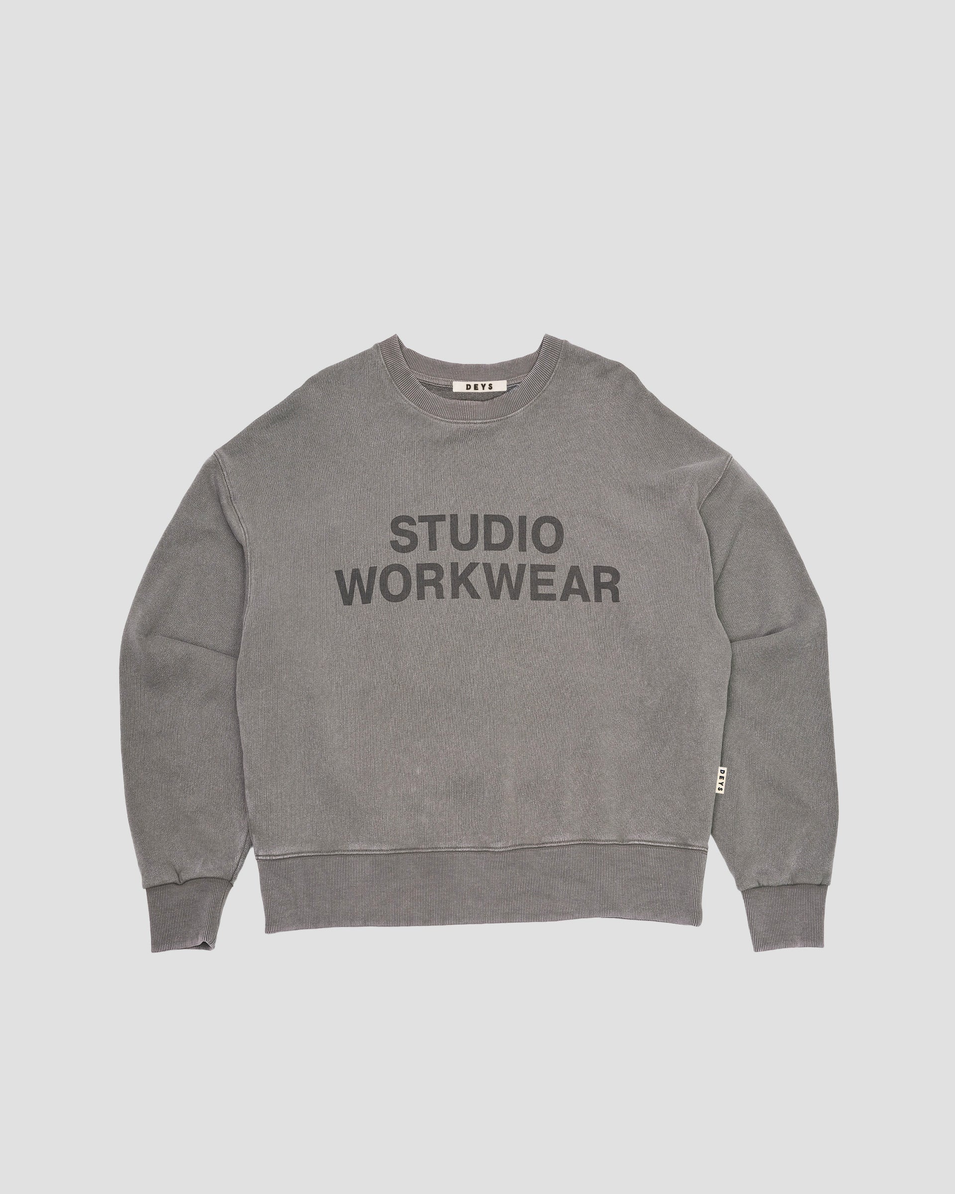 Lawndale Crewneck - Washed Grey