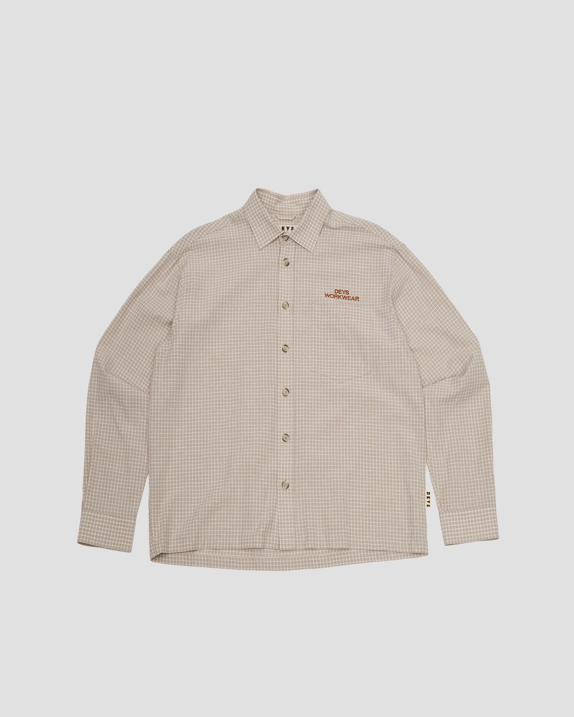 Bellflower Shirt - Beige Check