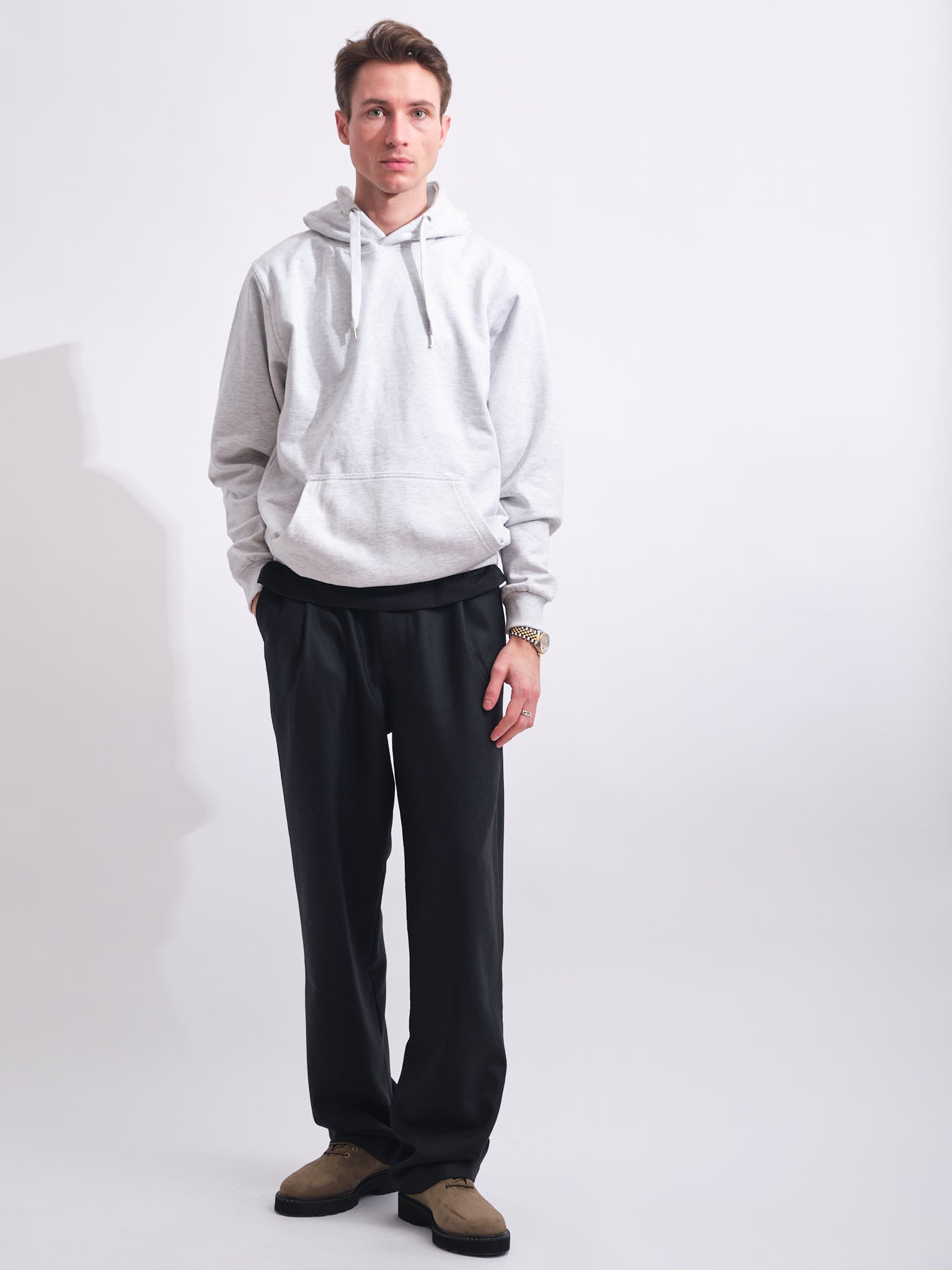 Heavyweight Organic Hoodie | Ash