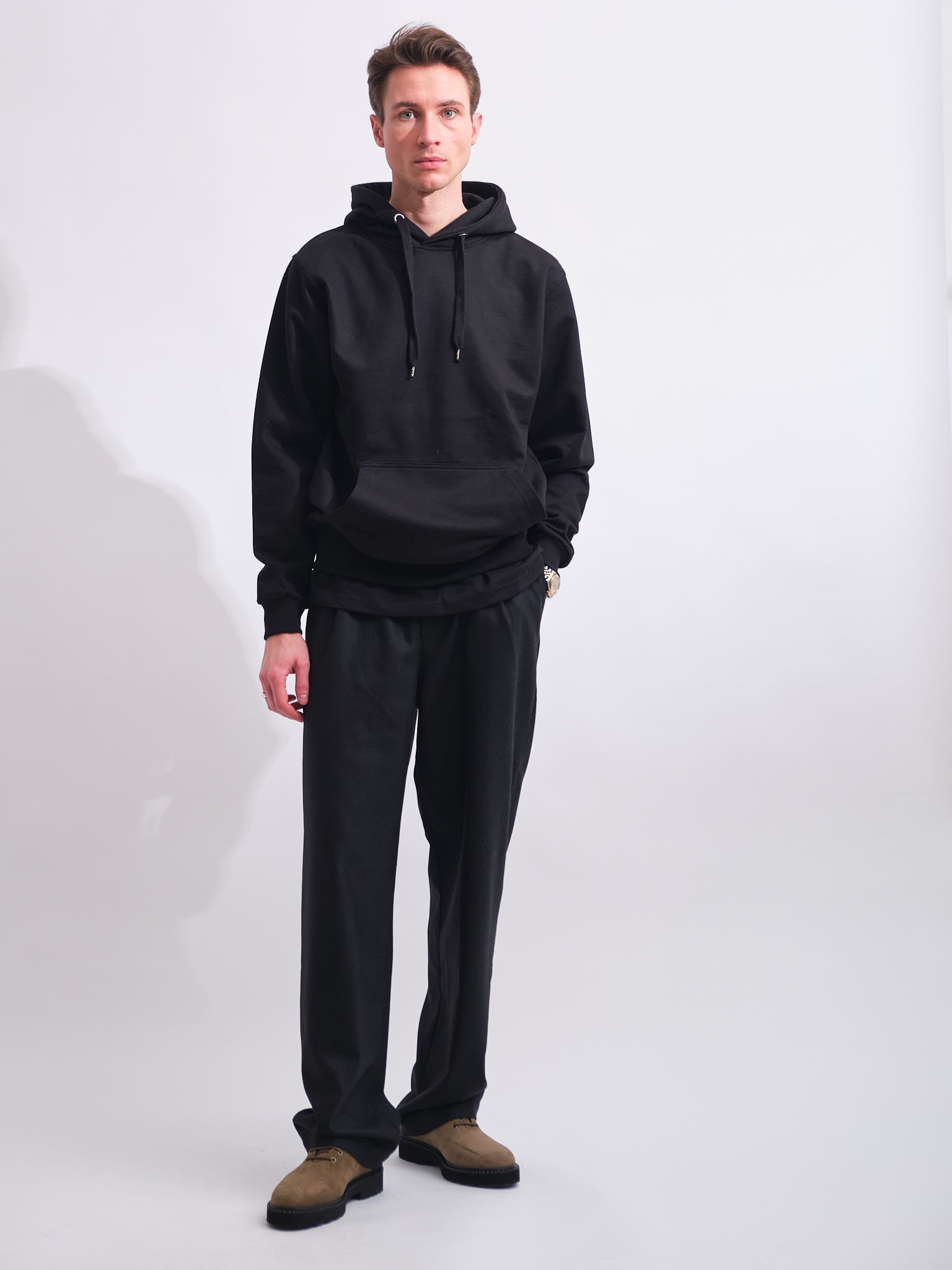 Heavyweight Organic Hoodie | Black