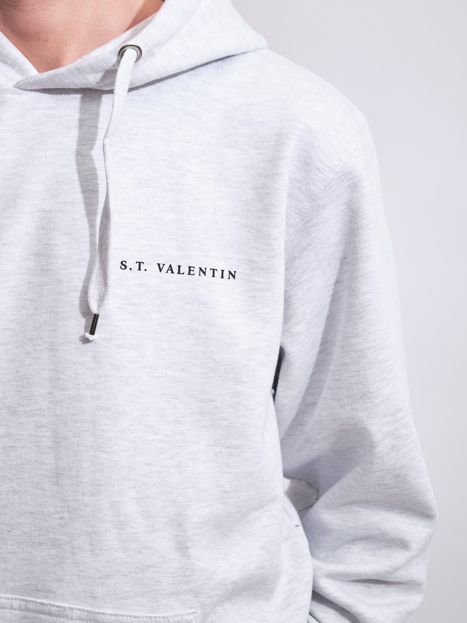 Heavyweight Organic Logo Hoodie | Ash