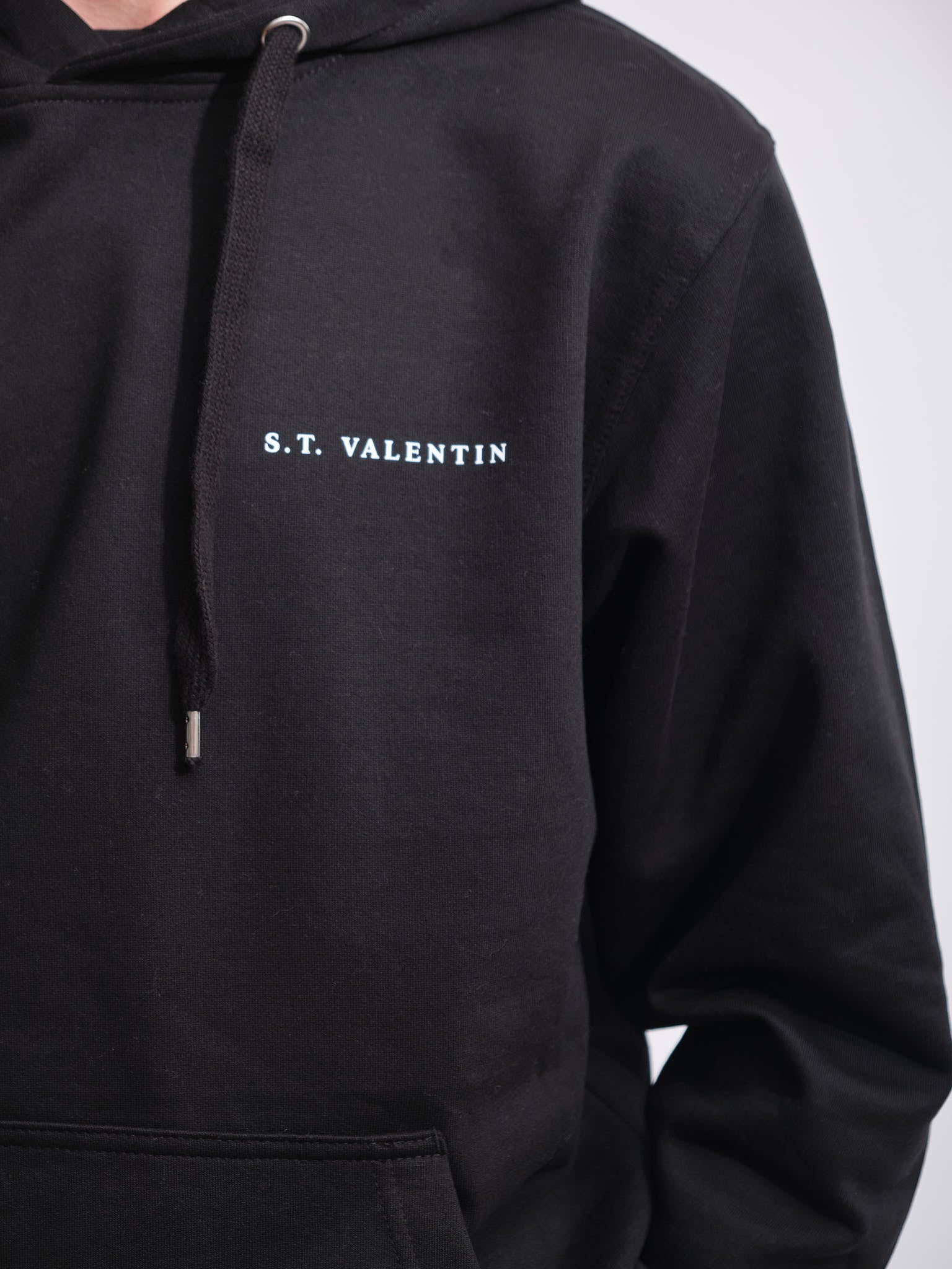 Heavyweight Organic Logo Hoodie | Black