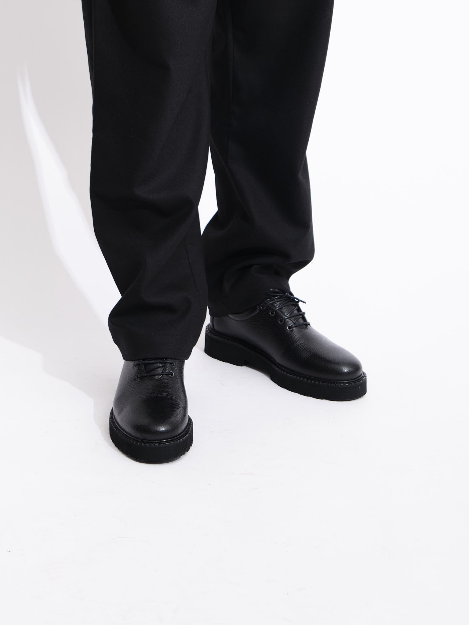 Lightweight NSB | Black Grained Leather