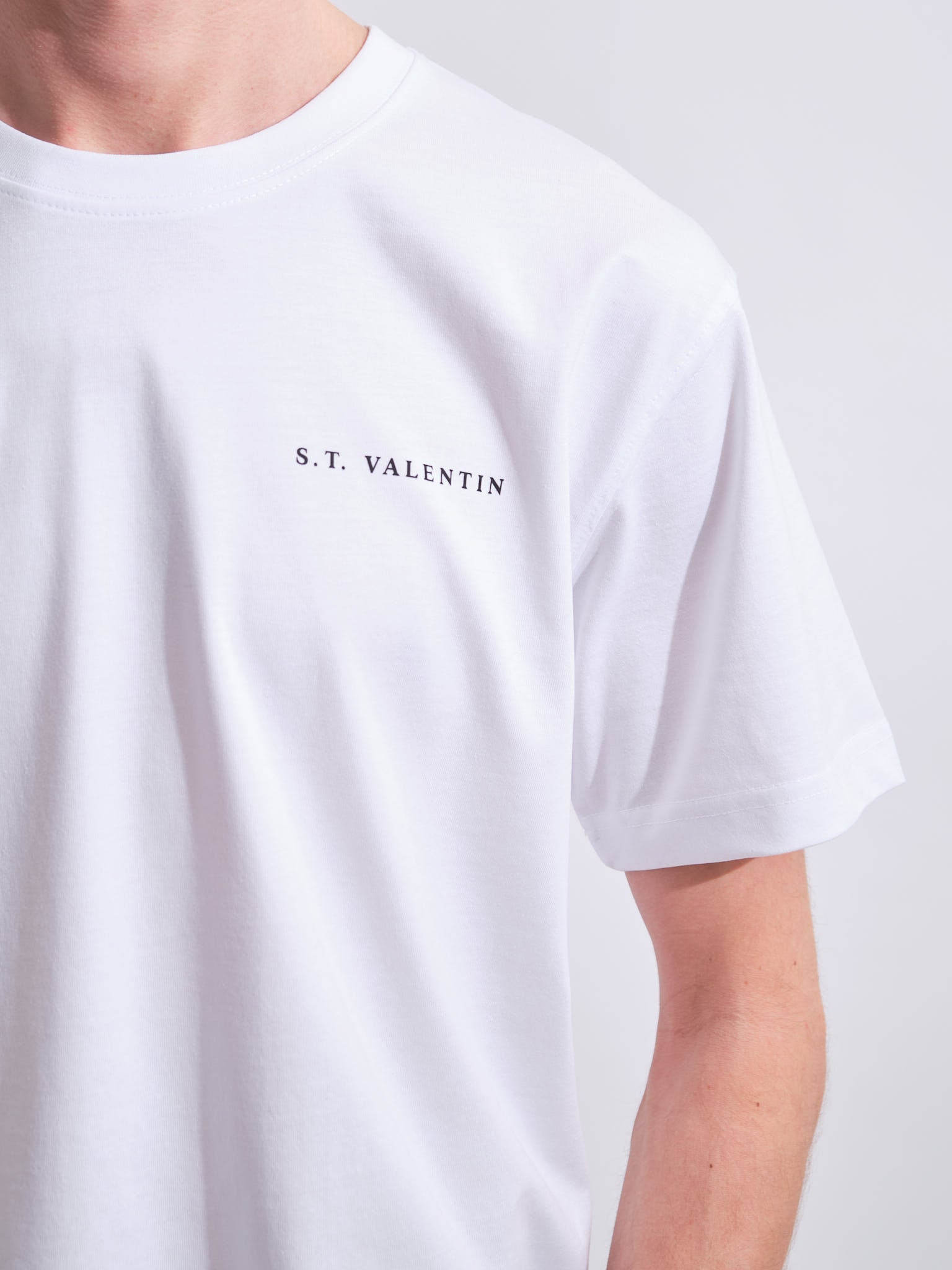 Heavyweight Organic Logo Tee | White