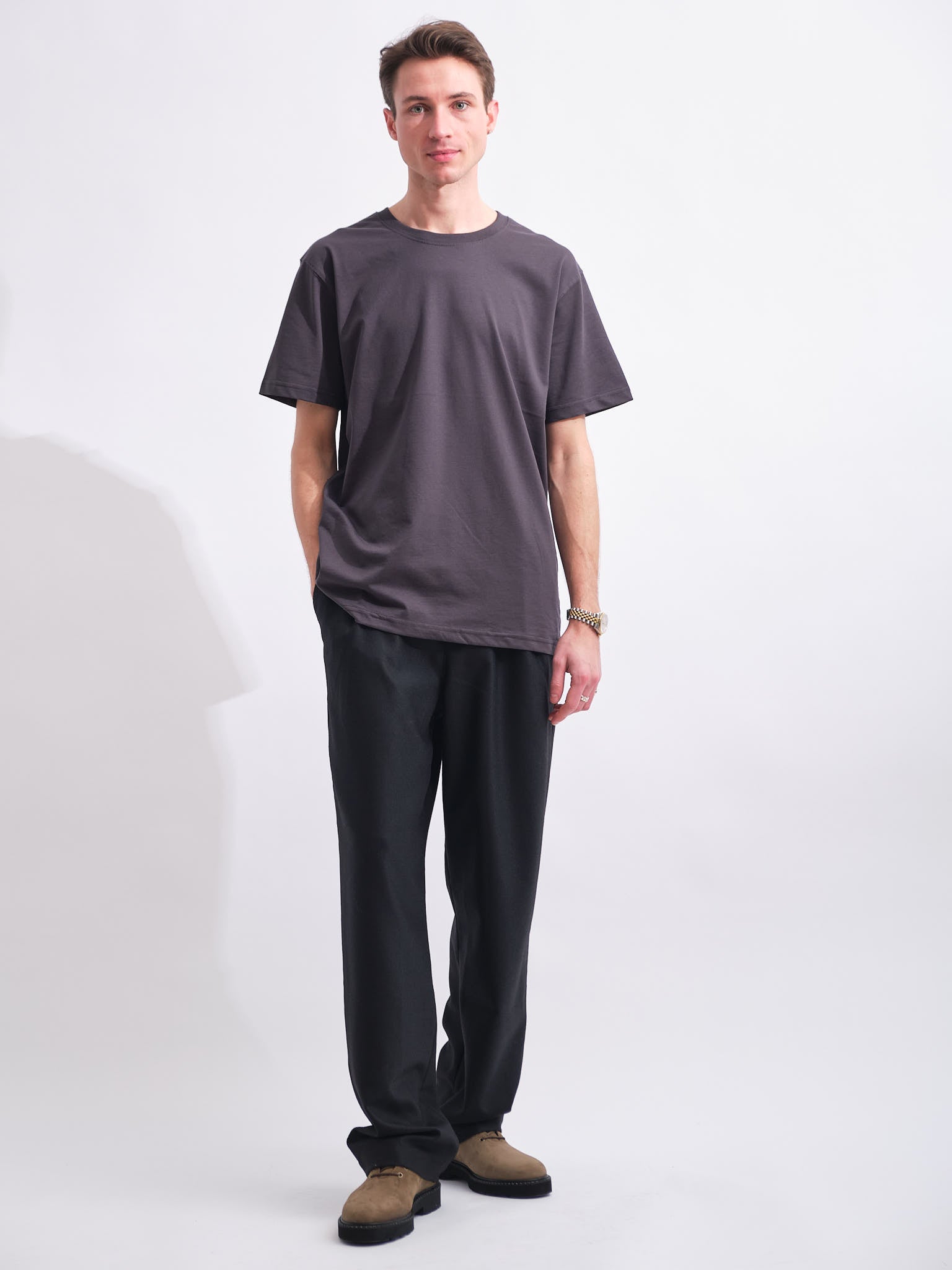 Heavyweight Organic Tee | Grey
