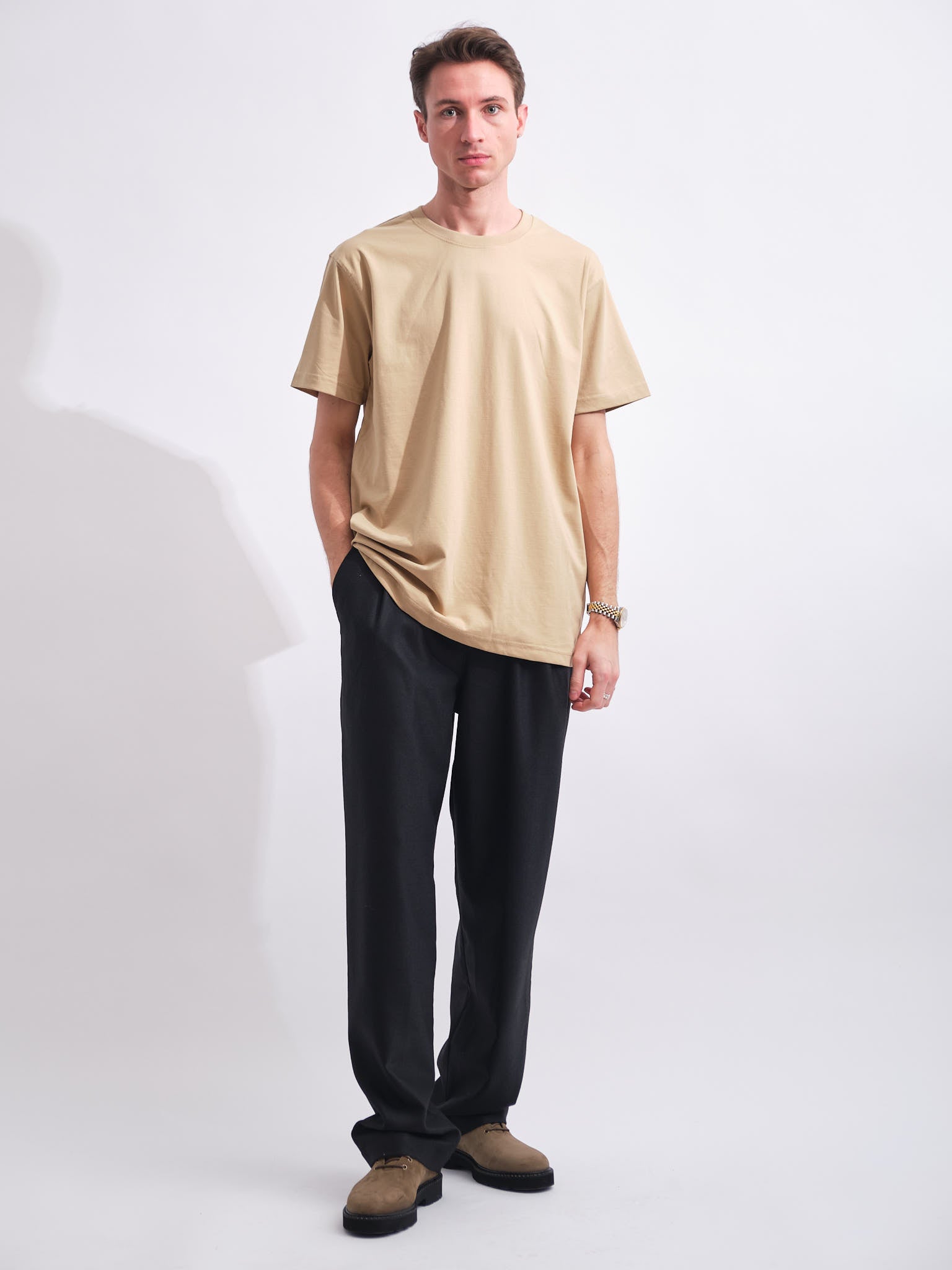 Heavyweight Organic Tee | Sand