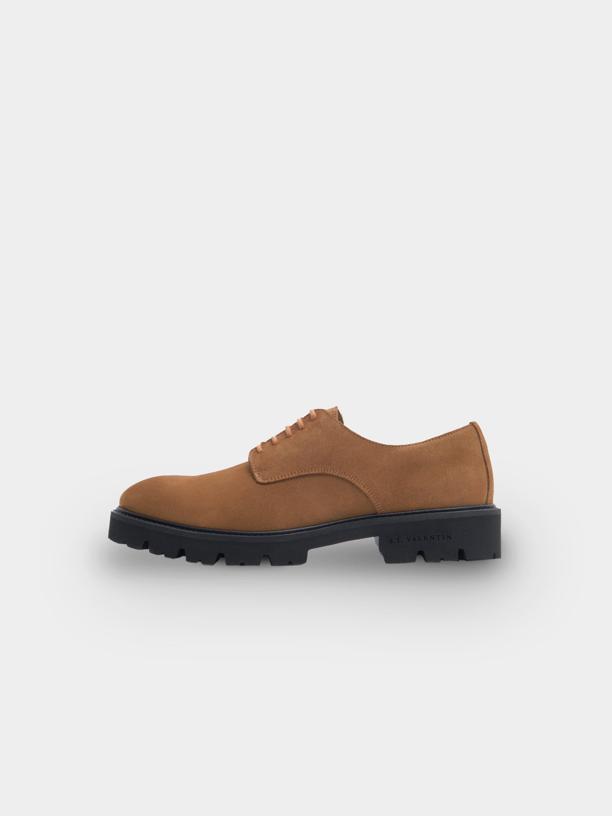 Lightweight Derby Shoe | Tobacco Suede