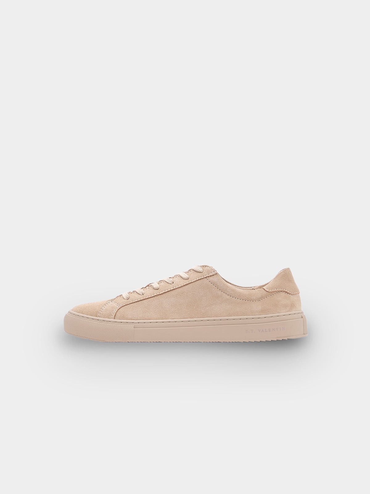Klassisk herre sneaker i jordfarve