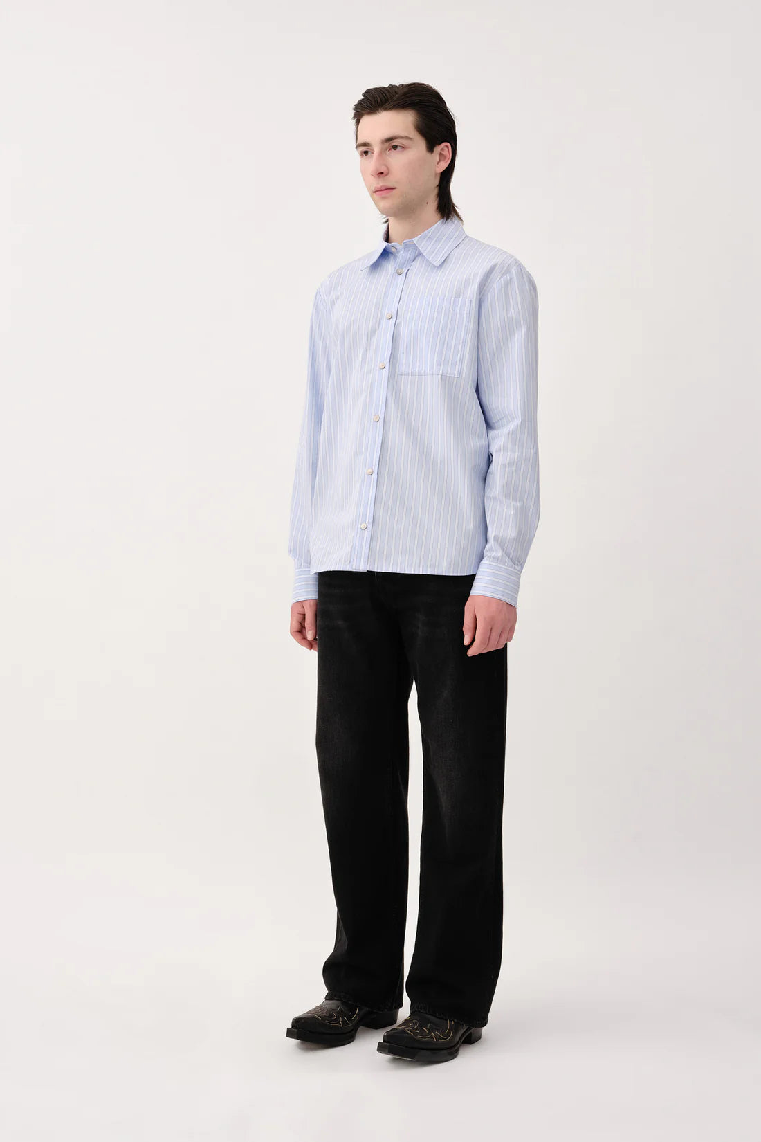 Knox Stripe Shirt | Blue Stripe