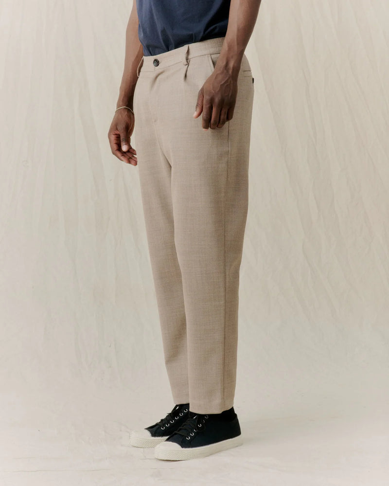 Smoke Trousers | Khaki Melange