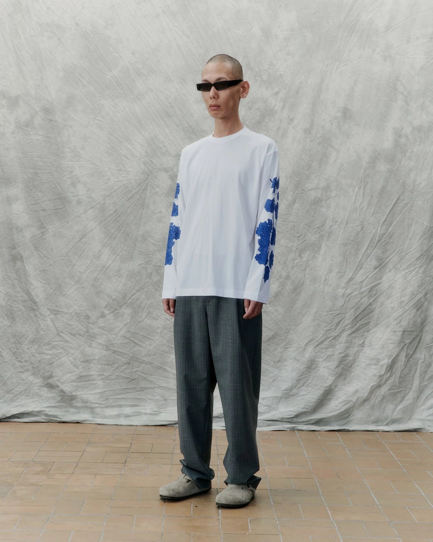 Agency Trousers | Grey Pin