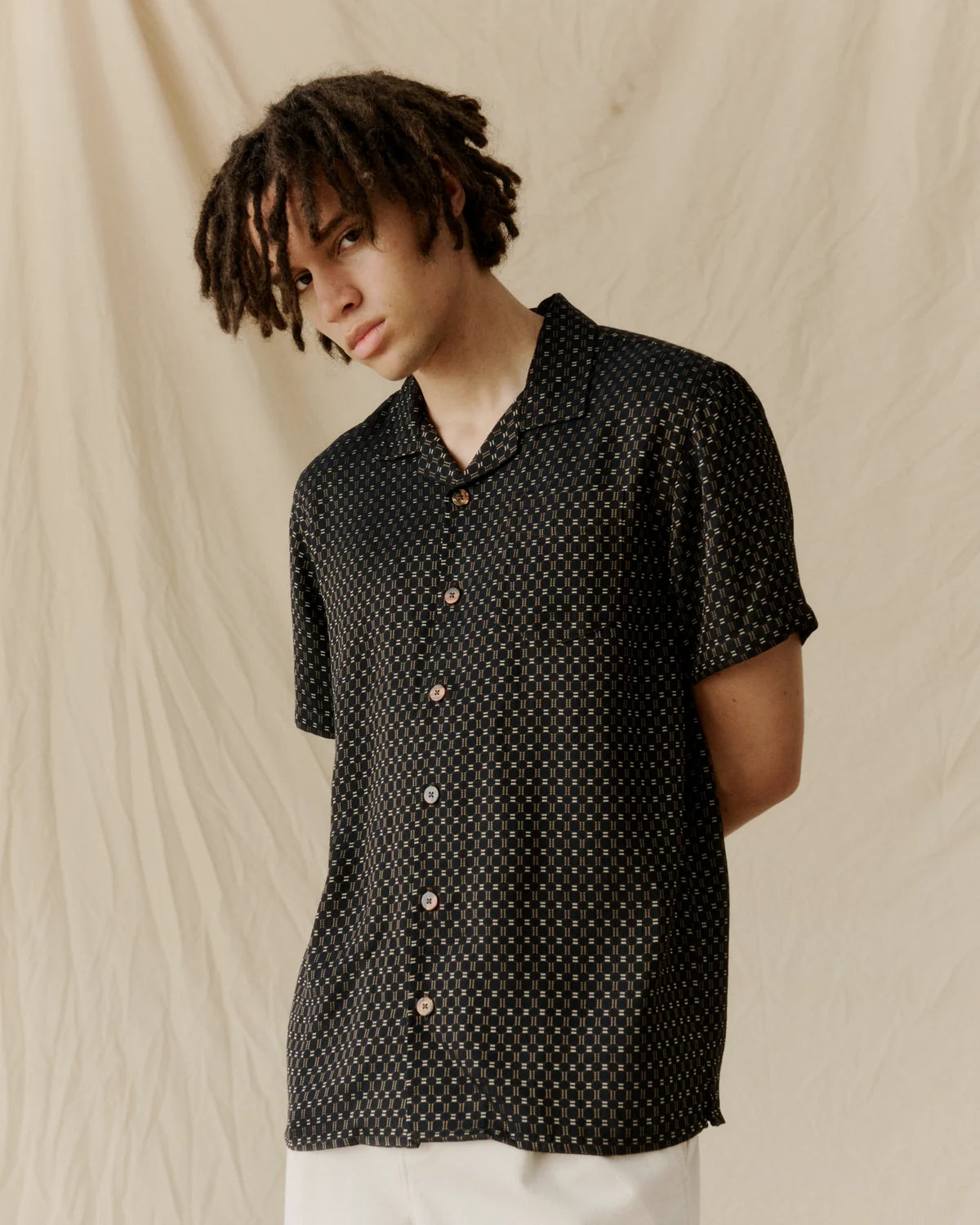 Cave Shirt | Brown Geo