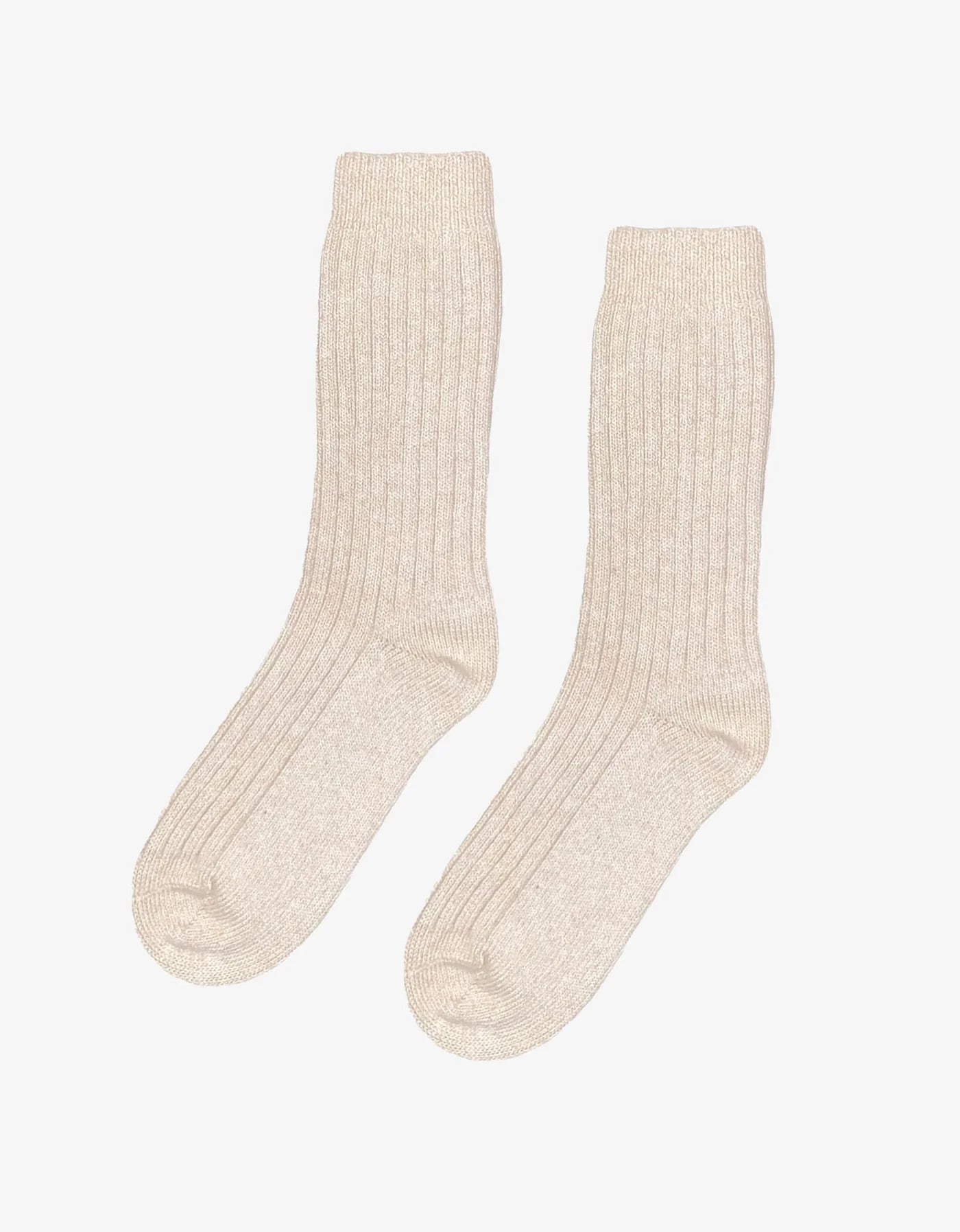 Merino Wool Sock | Ivory White