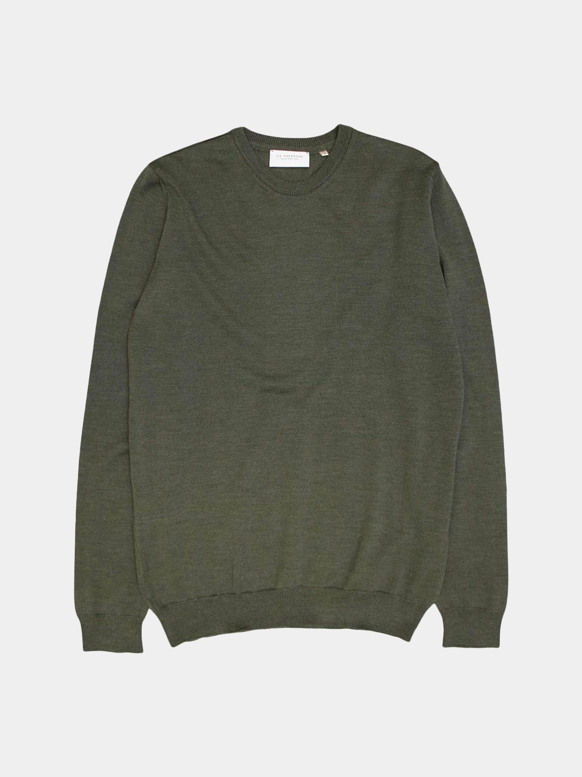 Extrafine Merino Knit | Olive Green