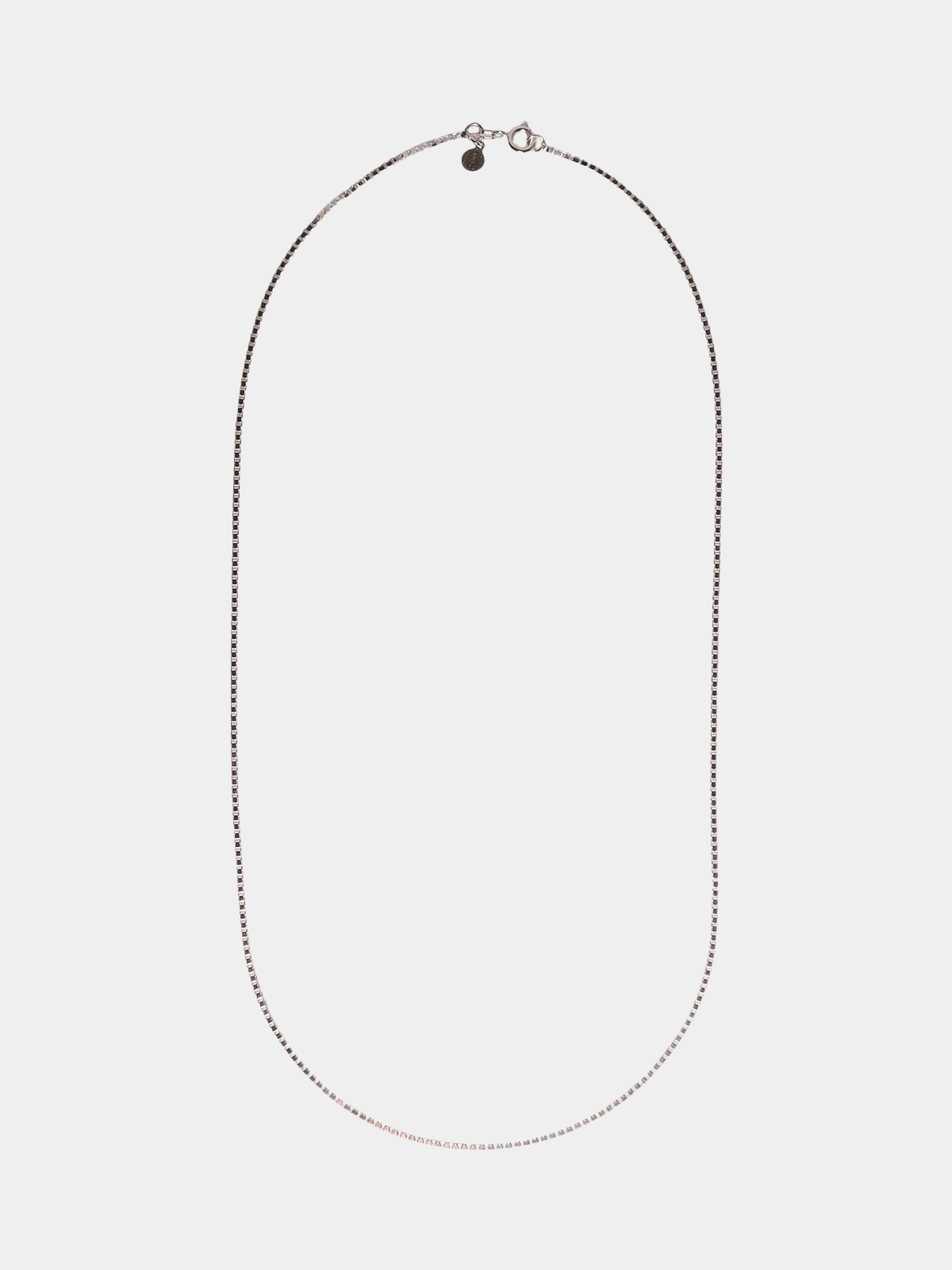 1.45 mm Box Chain Necklace | Silver