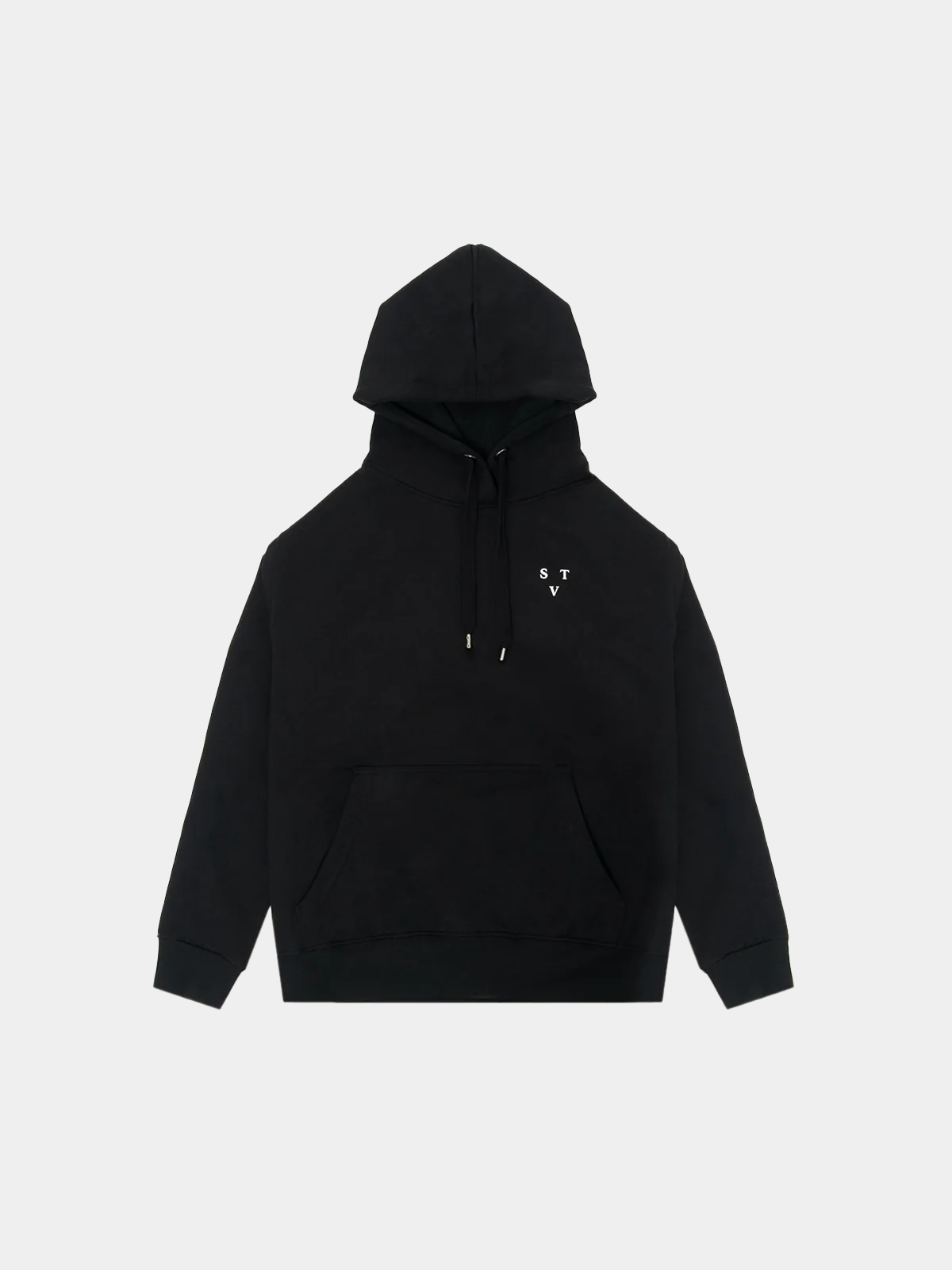 Heavyweight Organic STV Logo Hoodie | Black