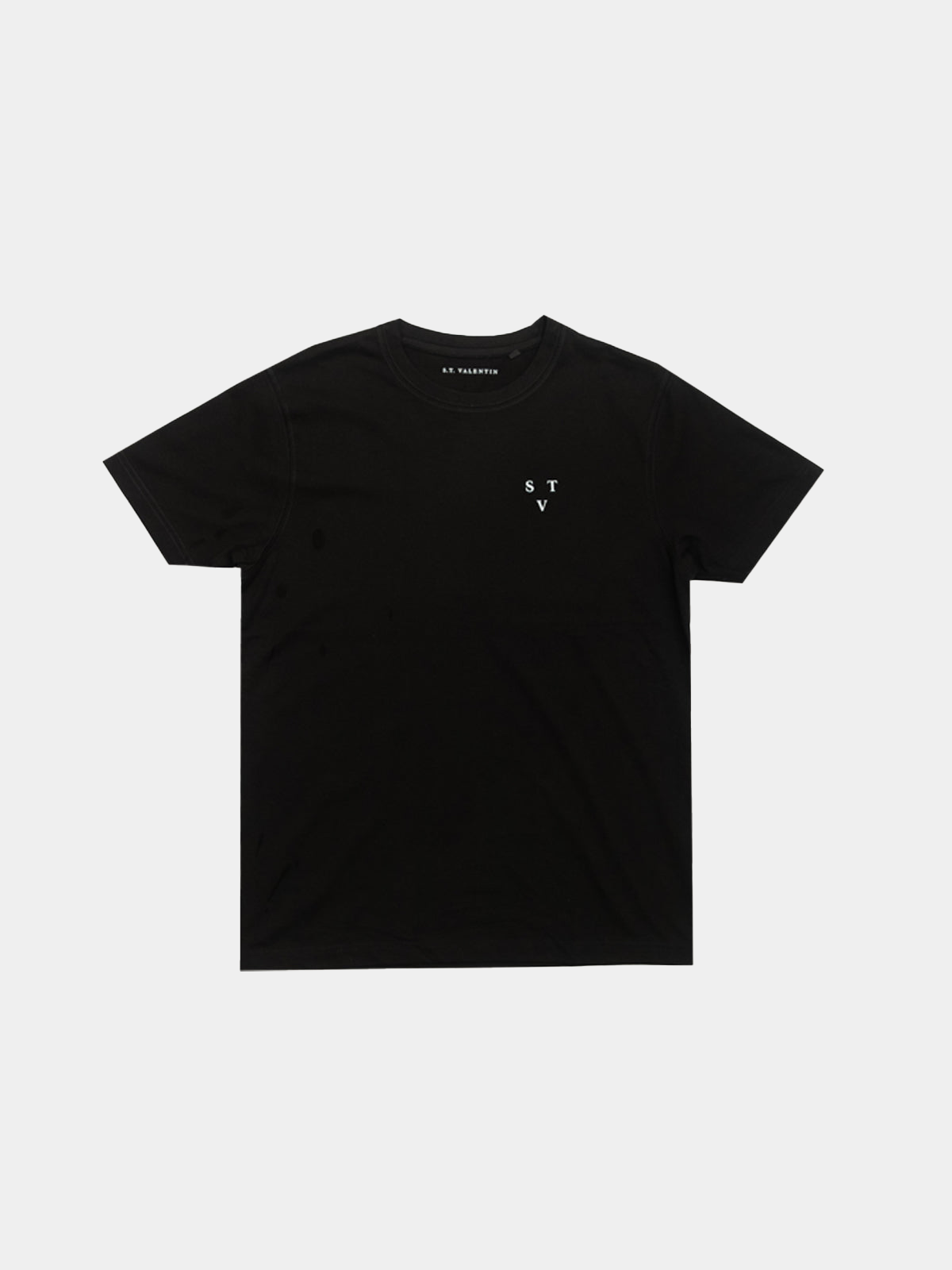 Heavyweight Organic STV Logo Tee | Black