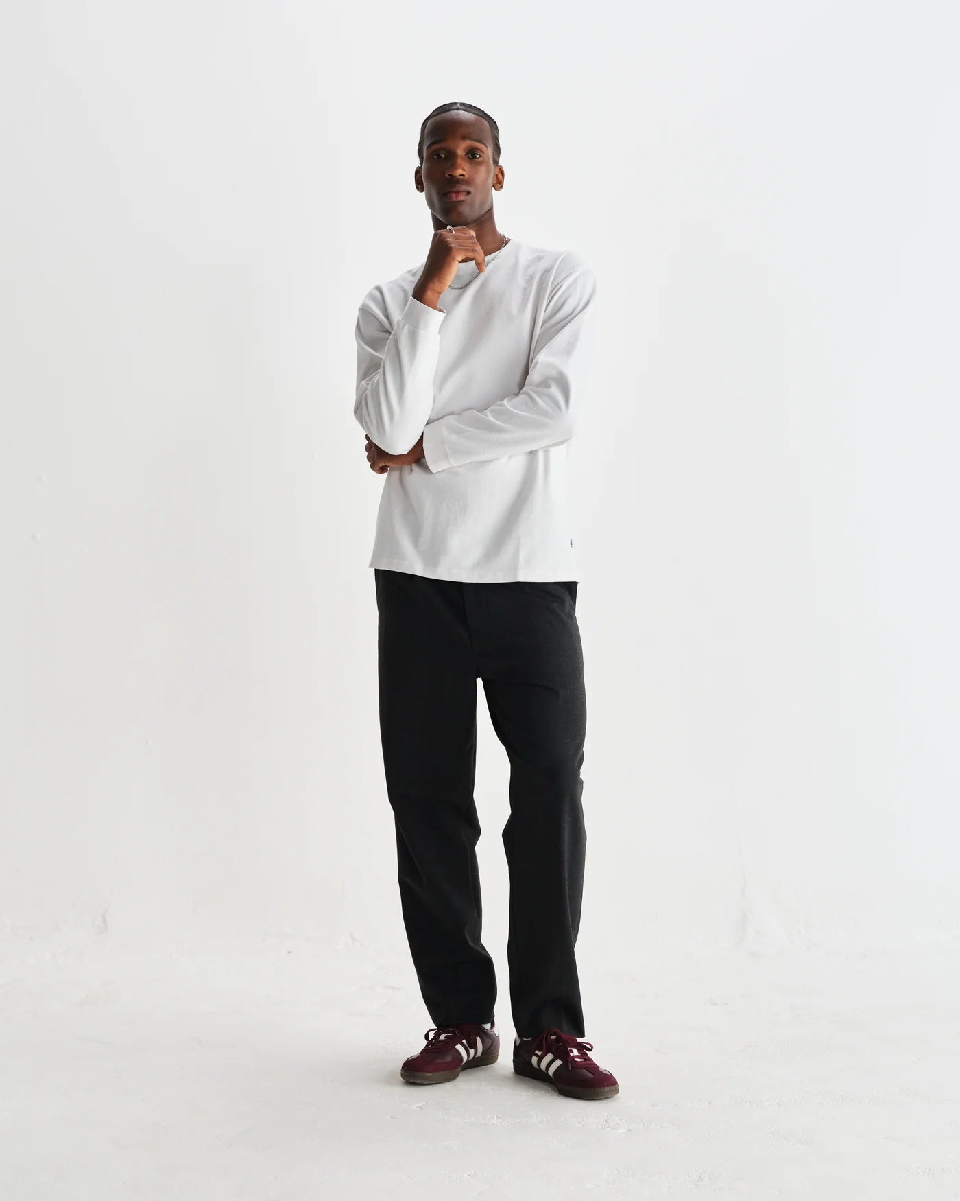 Aubyn Trouser Wool Blend Twill | Charcoal