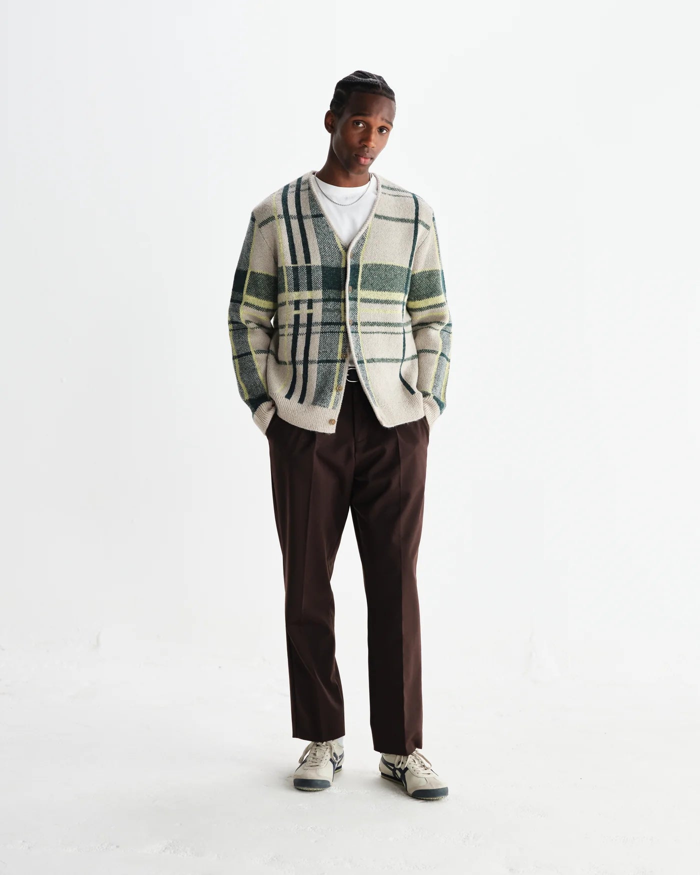 Aubyn Trouser Wool Blend Twill | Dark Brown