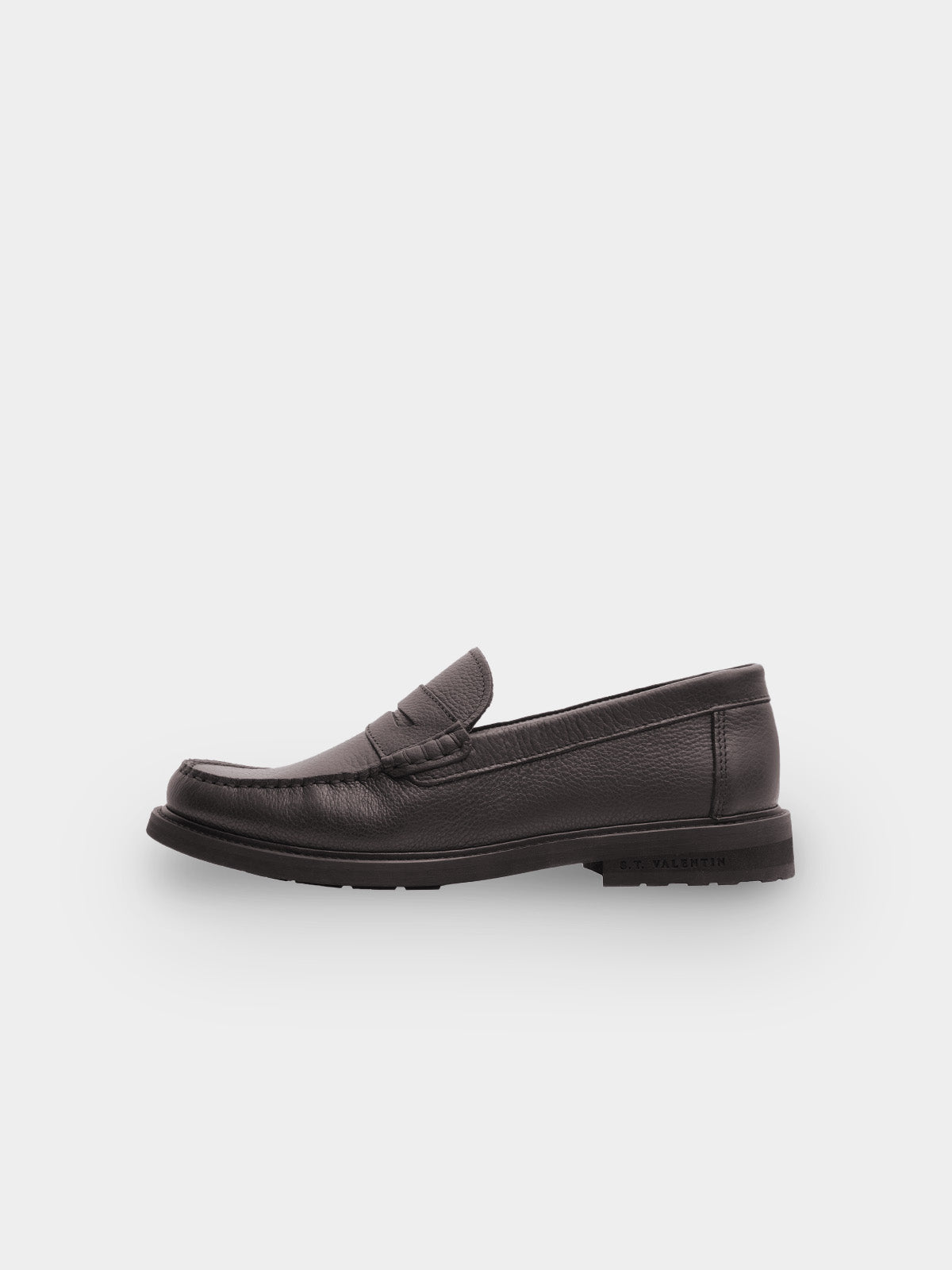 Klassisk loafer til herre i brun læder