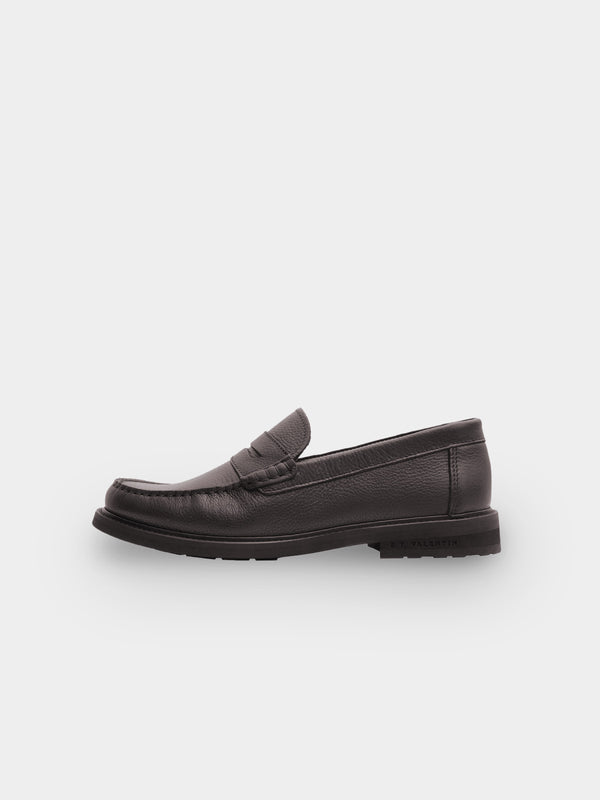 Klassisk loafer til herre i brun læder 
