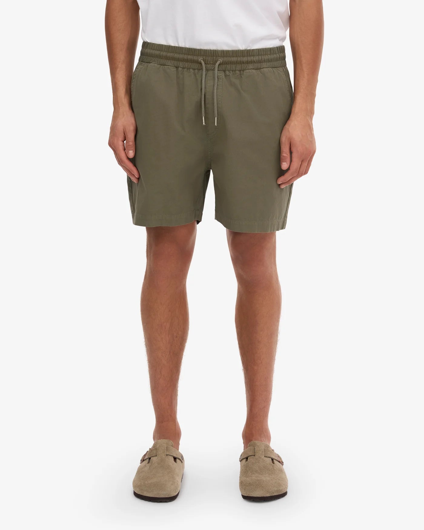 Organic Twill Shorts I Dusty Olive