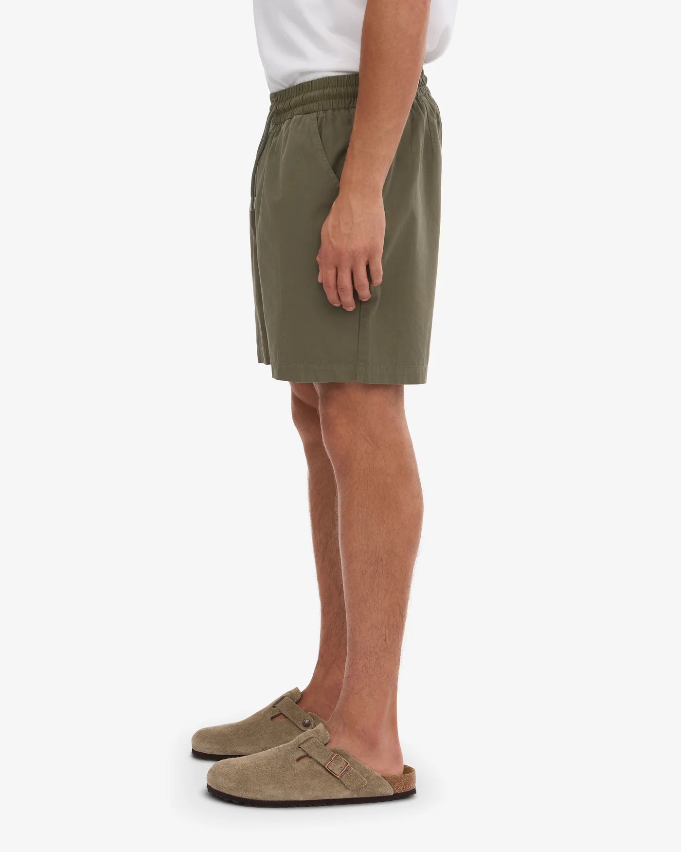 Organic Twill Shorts I Dusty Olive
