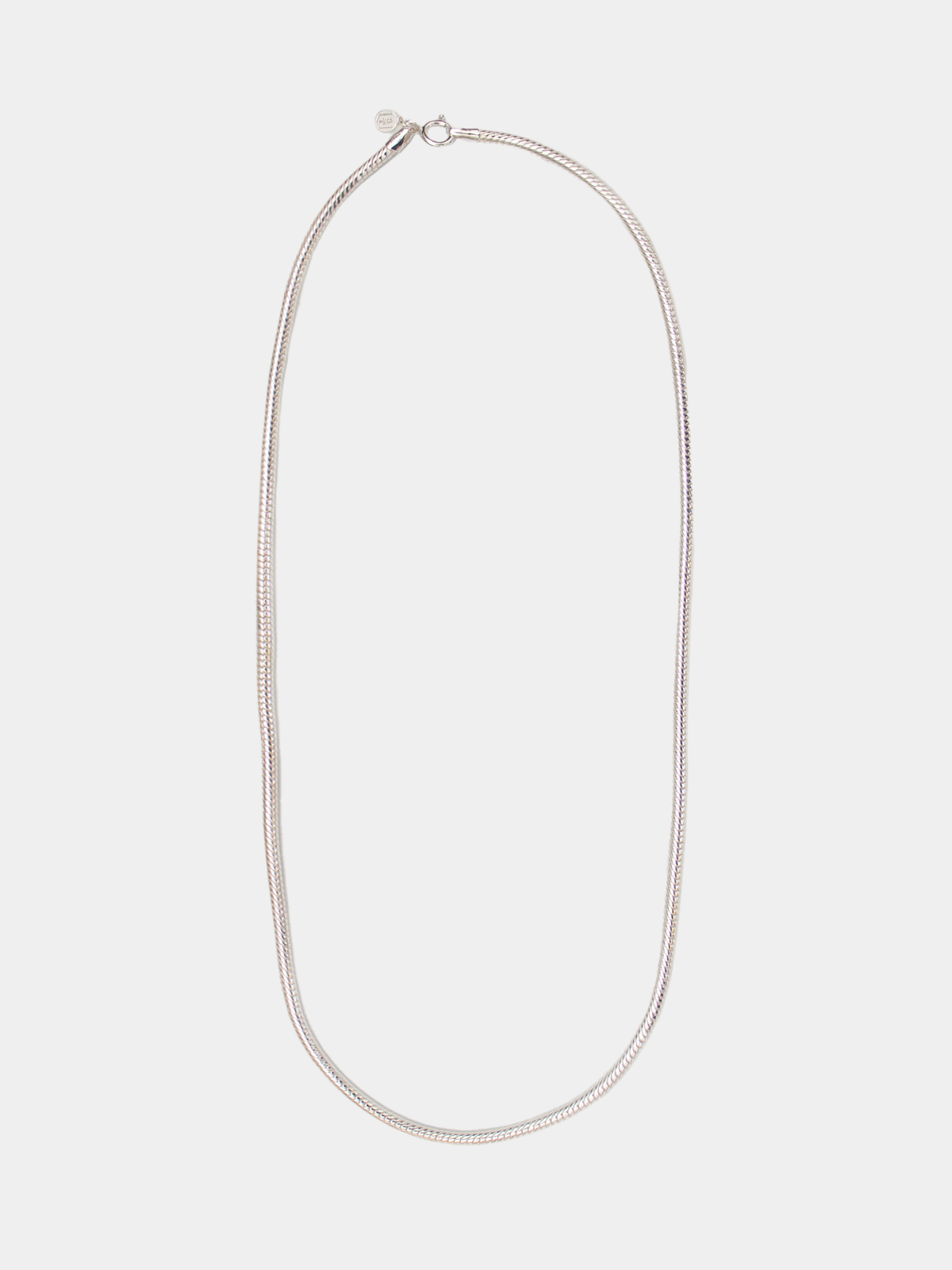 3 mm Snake Chain Necklace | Silver