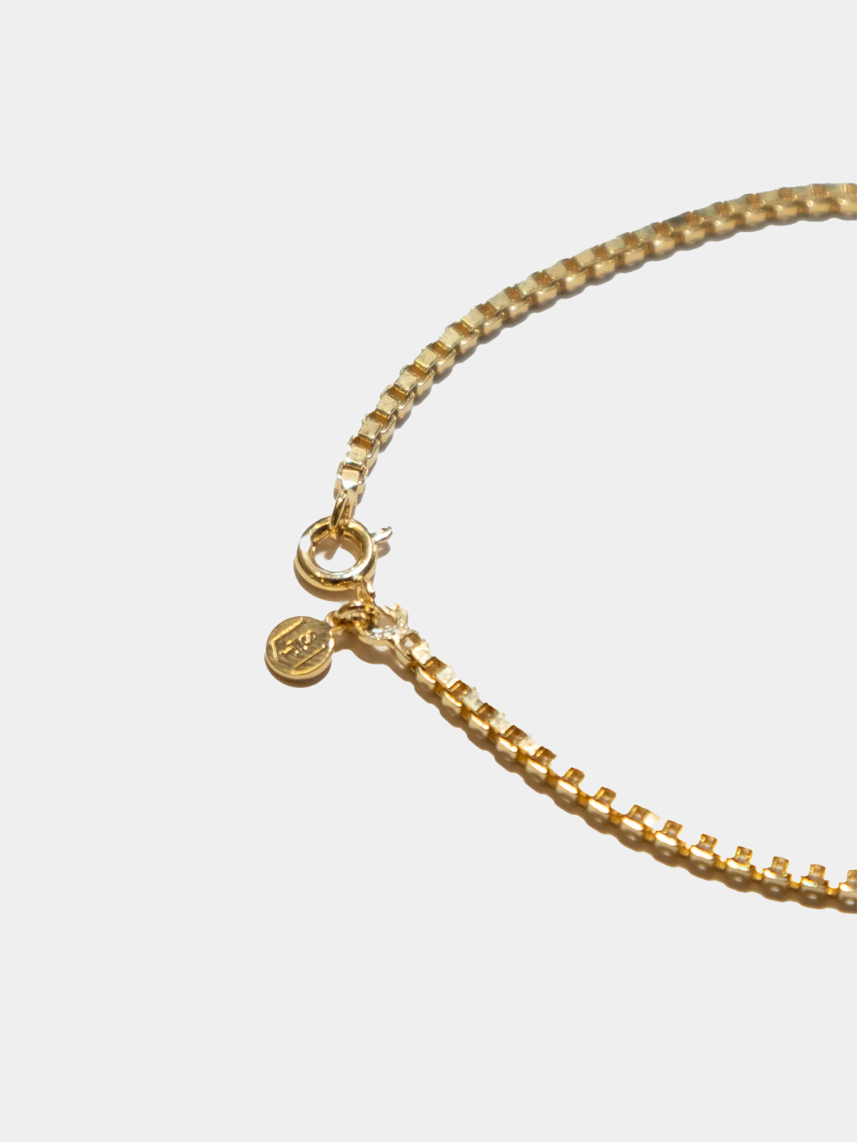 2.2 mm Box Chain Bracelets | Gold