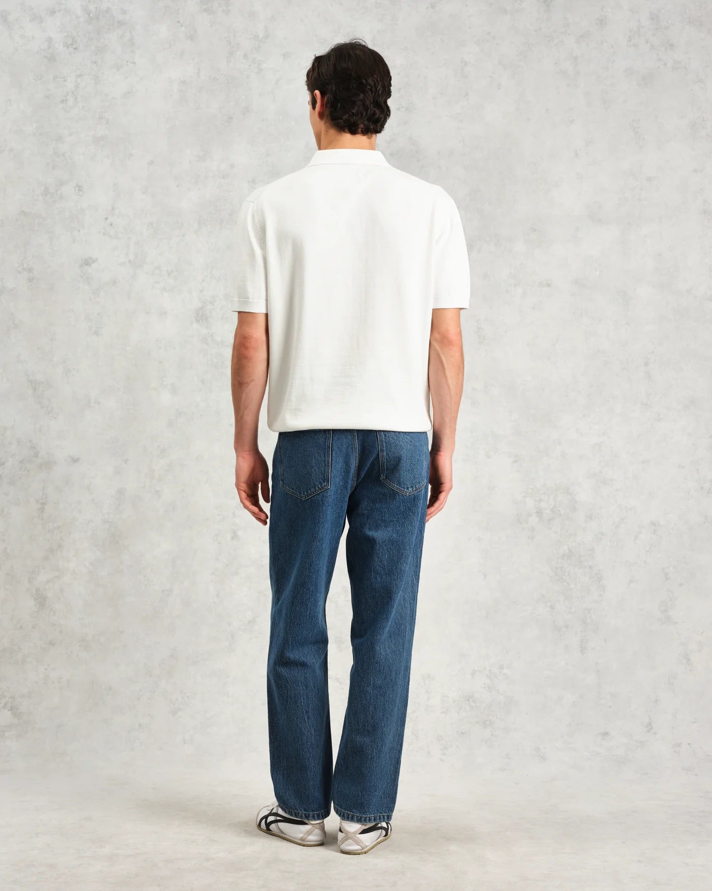 Turin Polo | Blue/Ecru