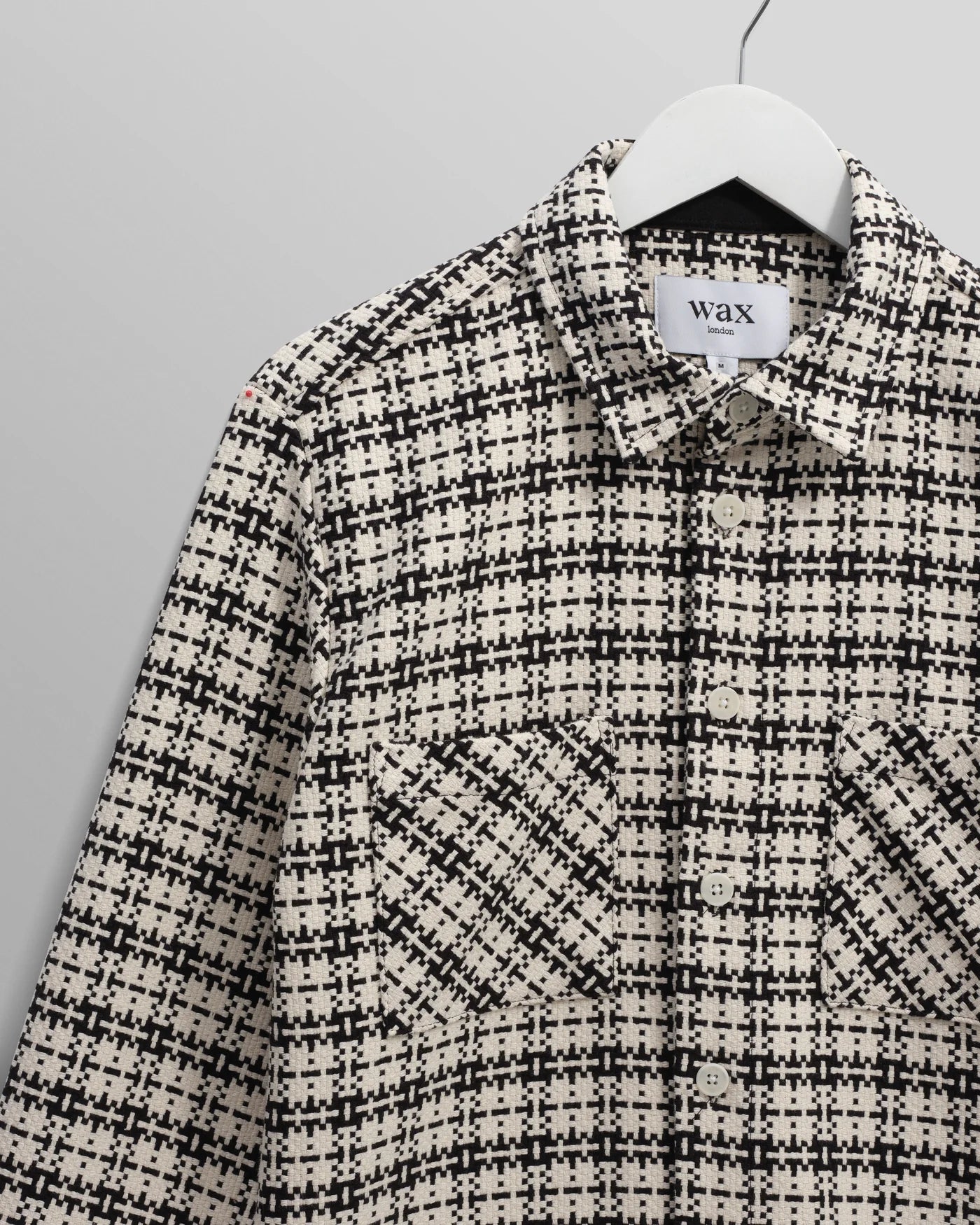Whiting Yard Overshirt | Black/Ecru