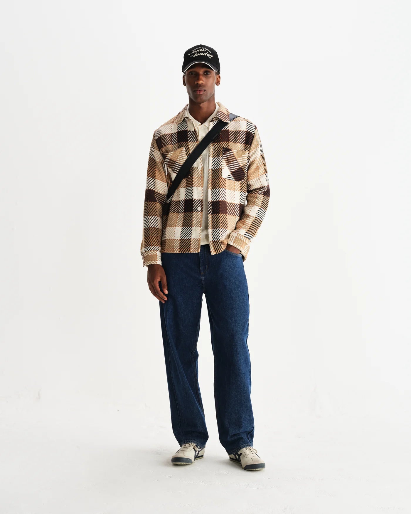 Whiting Overshirt Pike Check Natural / Brown