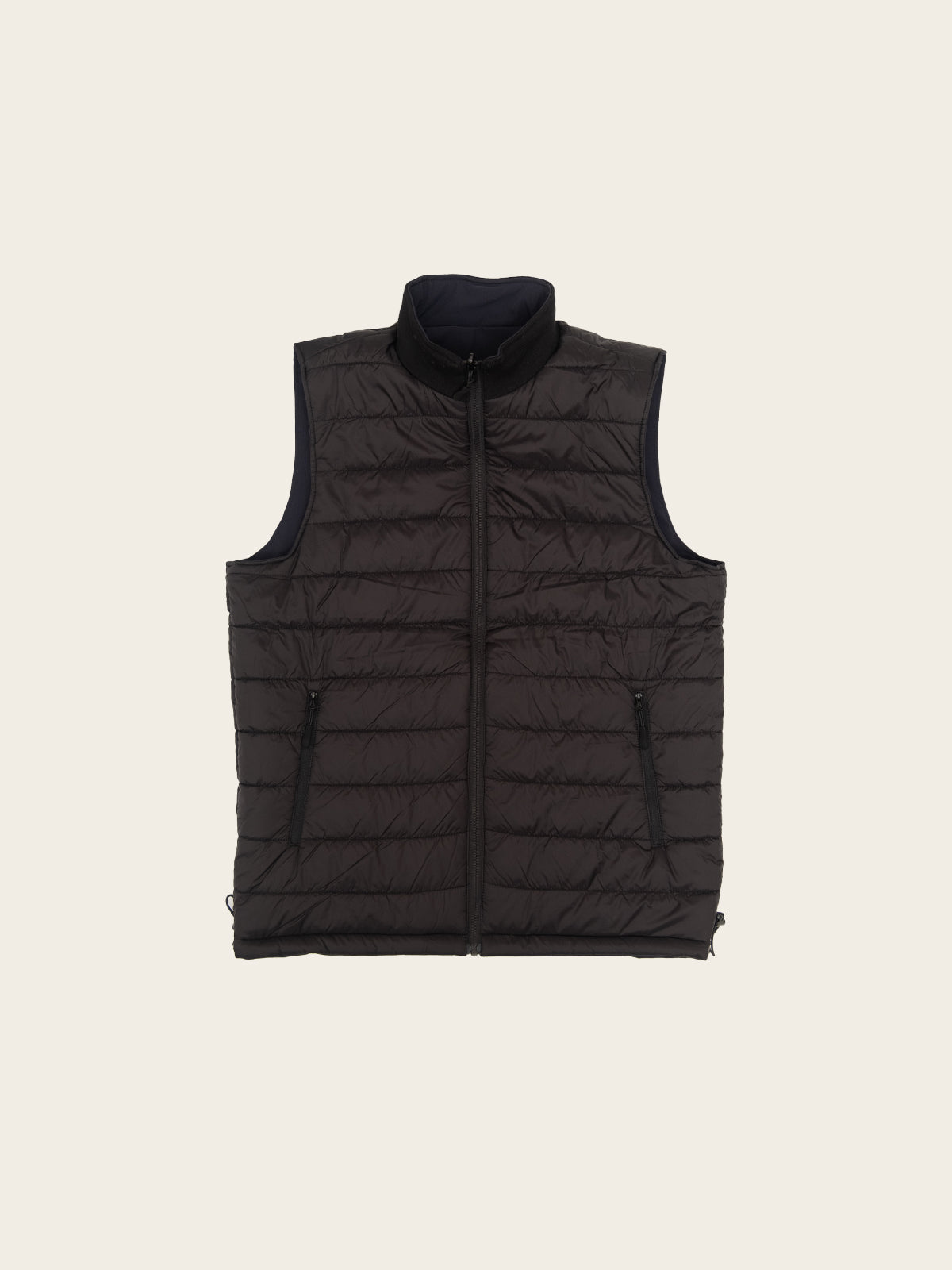 Teknisk vest til mænd i sort