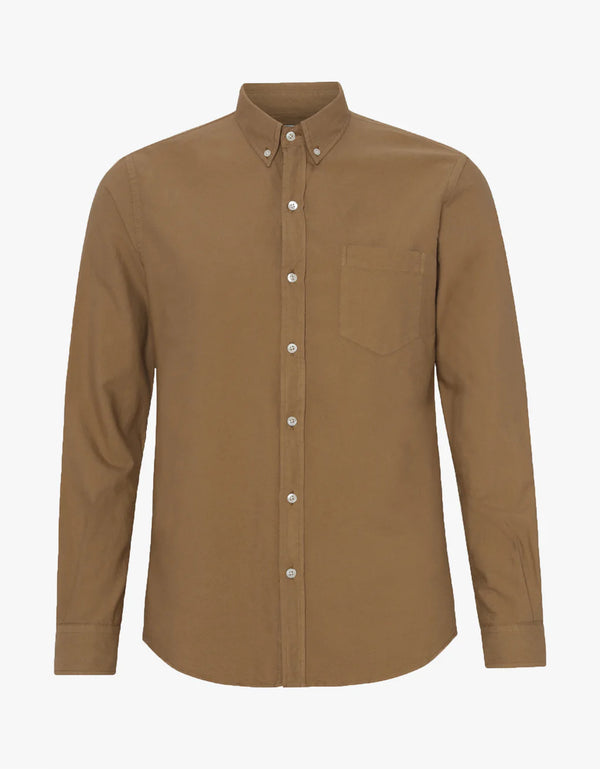 Classic Organic Button Down Shirt | Sahara Camel