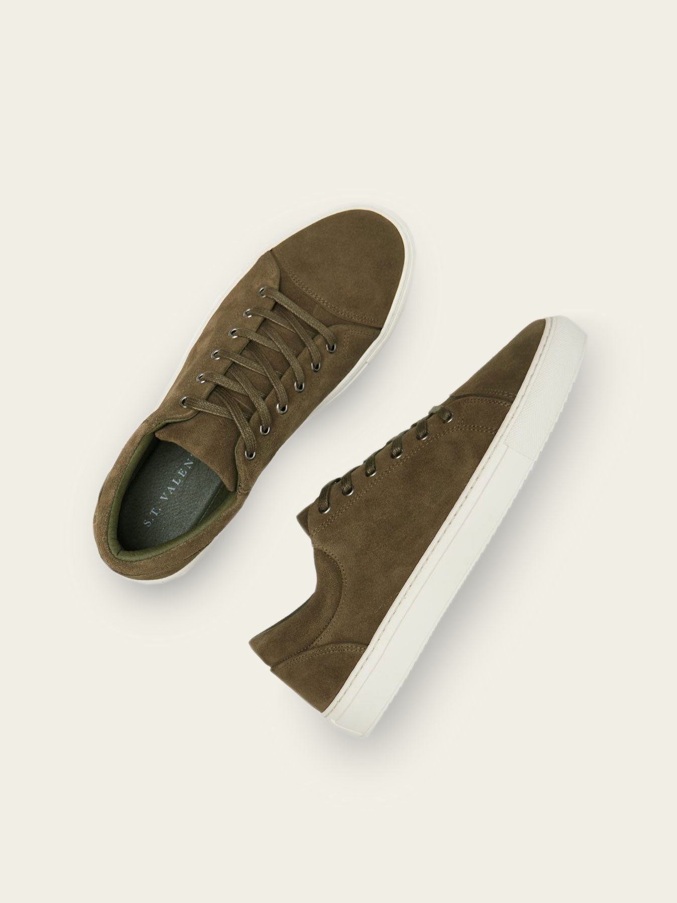 Classic Sneaker i Army Off | S.T. VALENTIN