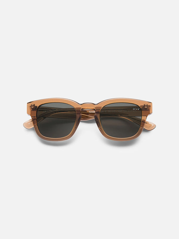 Yonder Sunglasses | Transparent Caramel Brown