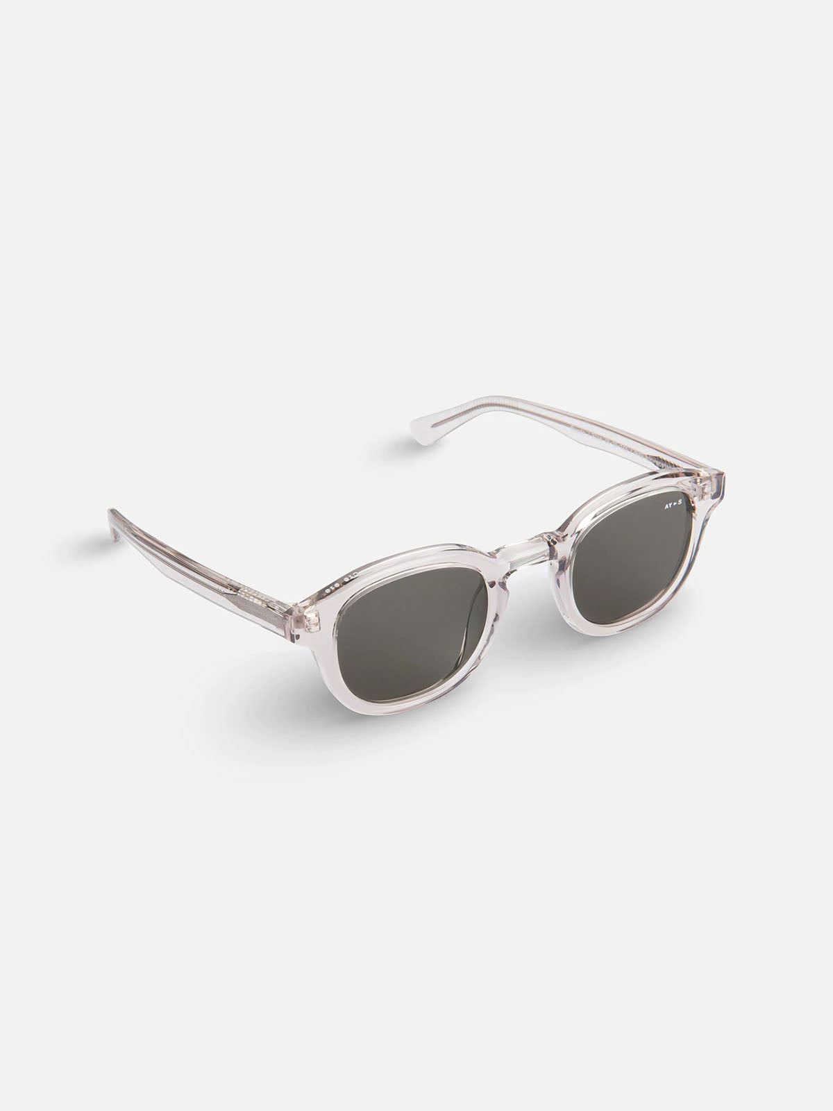 Suede Sunglasses | Transparent Sand