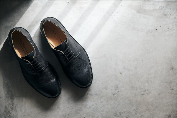 S.T. VALENTIN / Lightweight Derby Shoe | Black Leather