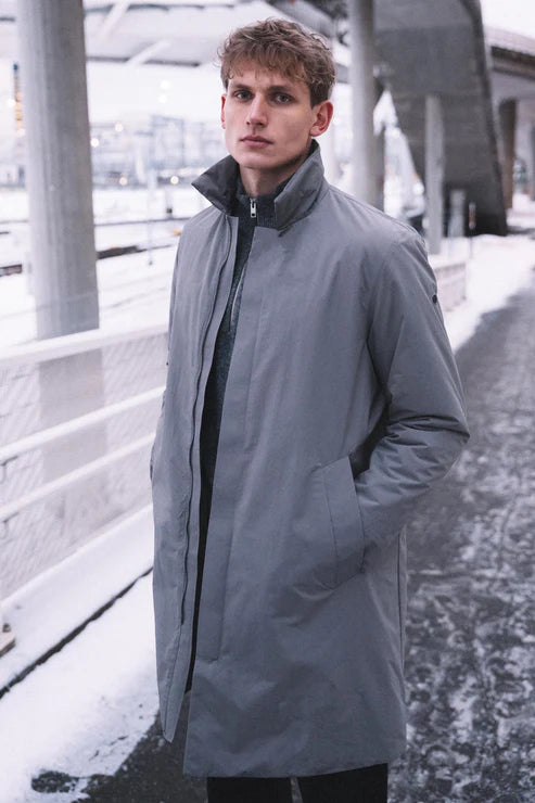 Central Coat | Cool Grey